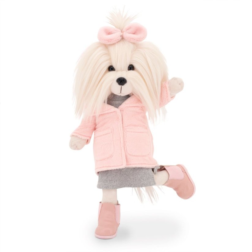 Plyšový pejsek maltézská fenka Lucky Doggy - Mimi Winter Fashion
