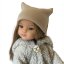 Kabátek, návleky a čepice pro panenku Paola Reina a Minikane 32 cm By Loli - Jacket Fluffy