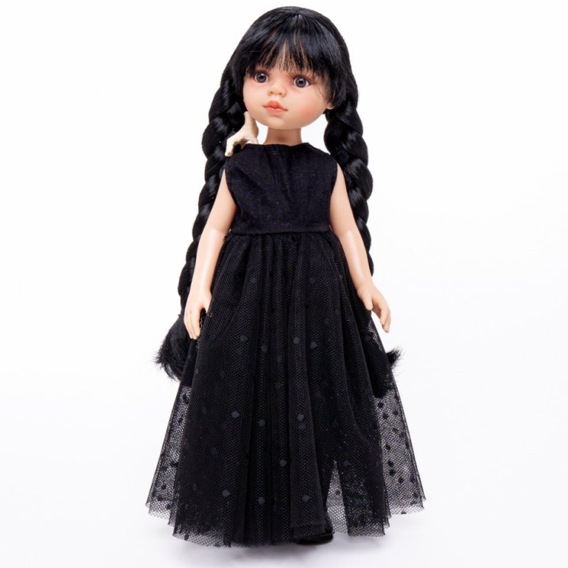 Šaty pro panenku Paola Reina a Minikane 32 cm By Loli - Wednesday Long Ball Dress