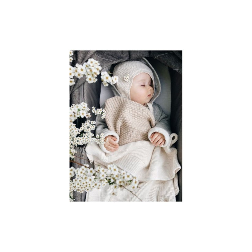 Deka ze 100% merino vlny My Memi - Light wool Collection - Pink