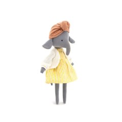 Látková slonička 29 cm Cotti Motti Orange Toys - Alice the Elephant