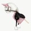 Čabraka s dekou na sedlo pro hobby horse koníka By Astrup - Pink Glitter