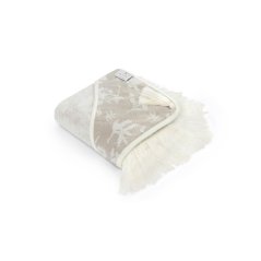 Dětská luxusní osuška s kapucí My Memi - Boho Leaves - Beige