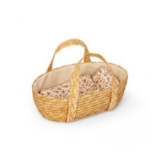 Košík pro panenku Mini Momy by Astrup - Natural 35 cm