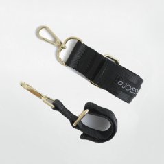 Úchyty na uchycení tašky na kočárek Joissy - Black/Gold