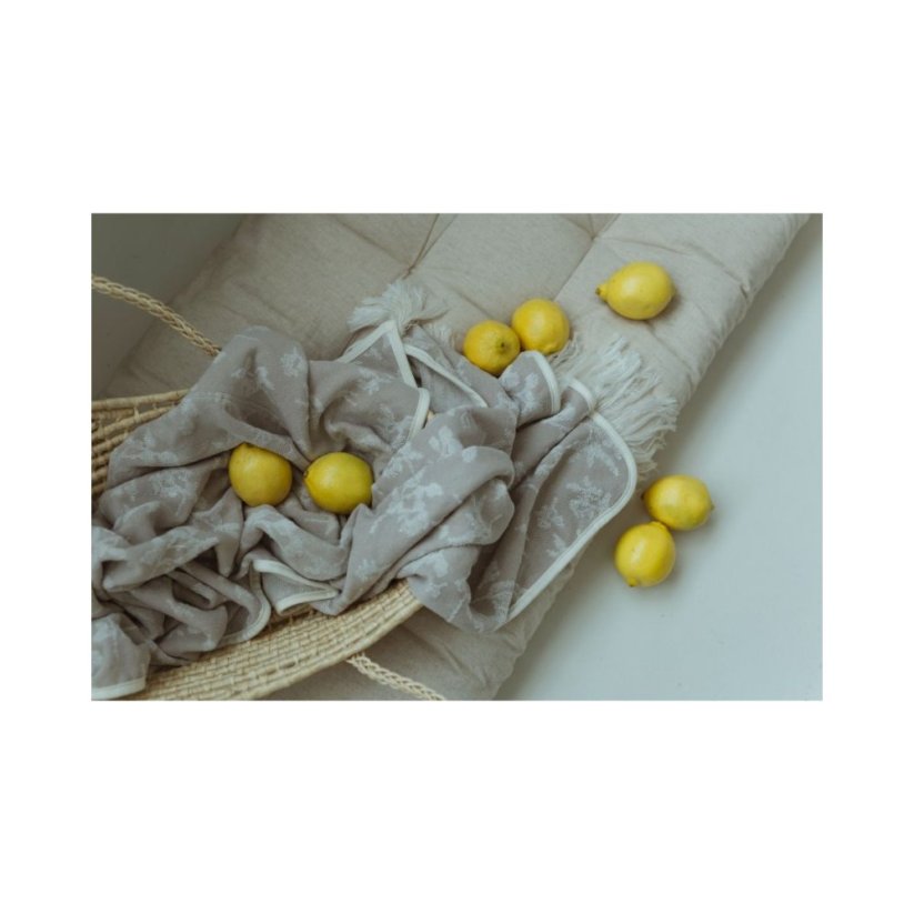 Dětská luxusní osuška s kapucí My Memi - Boho Dots - Cream