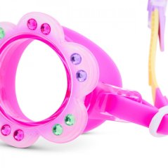 Plavecké brýle pro děti kytičky Bling2o - Petals - Purple pertunia 6+