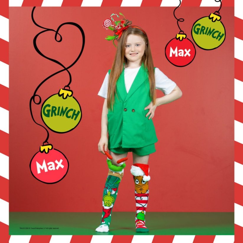 Podkolenky MADMIA - Grinch & The Chimney - 6 - 99 let