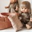 Šaty pro panenku 34 cm By Loli - Boho - Muslin Latte