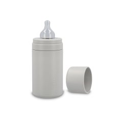 Kojenecká antikoliková láhev Baby Wallaby - Light grey 240 ml