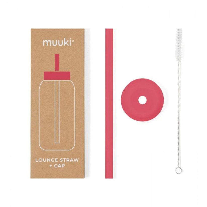 Brčko a víčko pro lahev Muuki 720 ml - Watermelon High