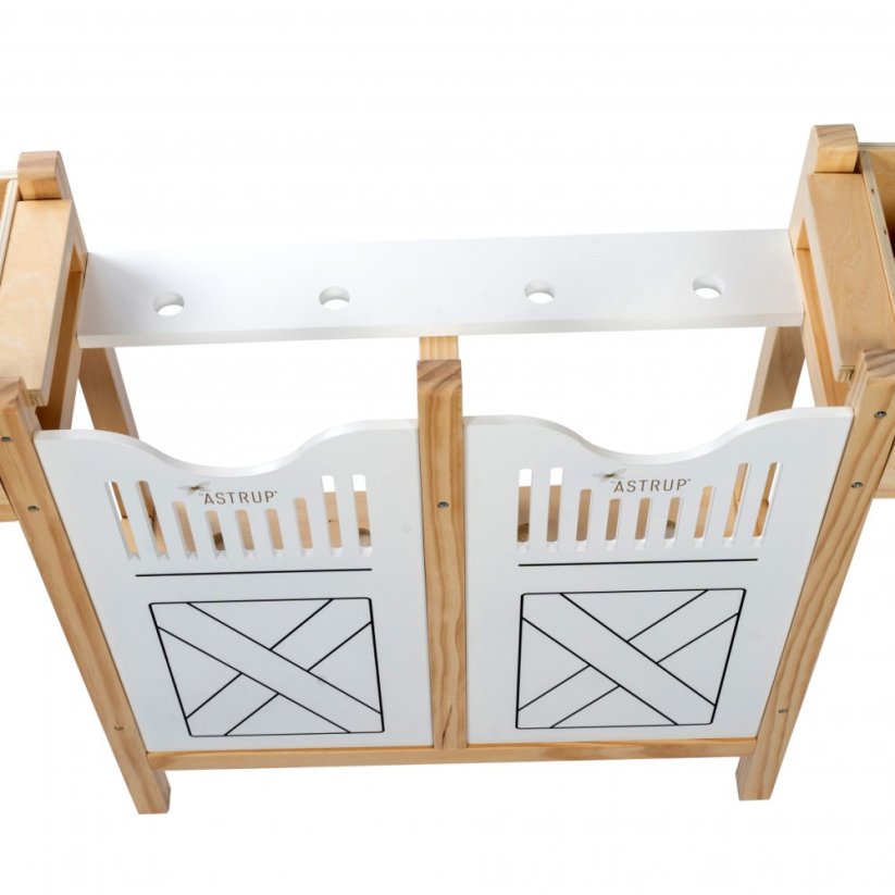 Dřevěná stáj pro 4 koníky By Astrup - Stable For 4 Hobby Horses