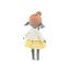 Látková slonička 30 cm Cotti Motti Orange Toys - Alice the Elephant