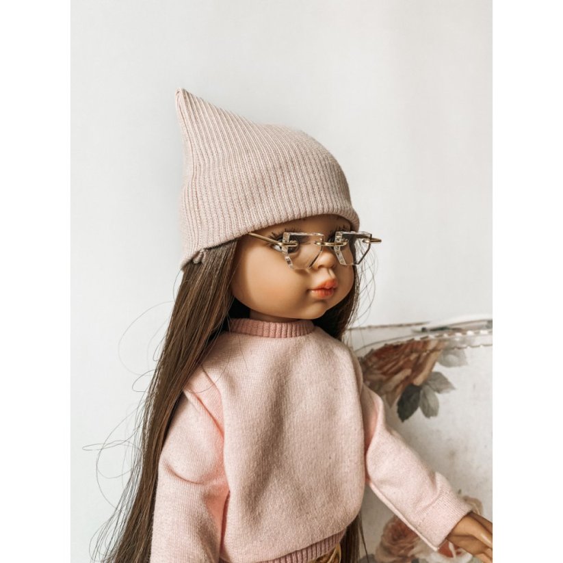 Set oblečení pro panenku Paola Reina a Minikane 32 cm By Loli - Sporty - Pink & Gold