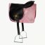 Čabraka s dekou na sedlo pro hobby horse koníka By Astrup - Pink Glitter