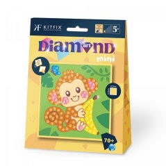Diamantové malování pro nejmenší opička Kitfix - Mini 5+