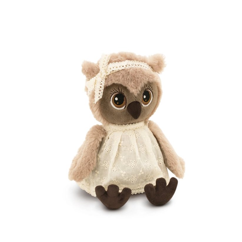 Plyšová sovička Orange toys 25 cm - Owl Sonya Creme dress