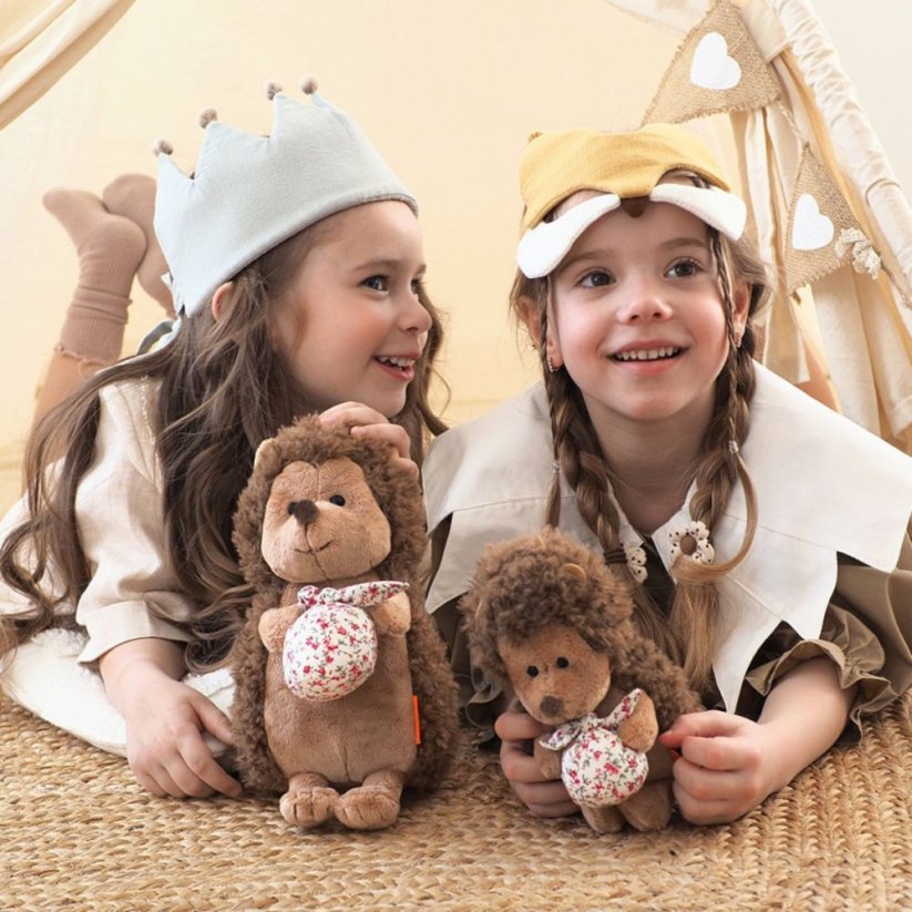 Plyšový ježek s vakem Orange toys 25 cm - Hedgehog with knapsack