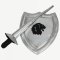 Rytířský štít a kopí By Astrup - Hobby Horse Silver Shield And Lace