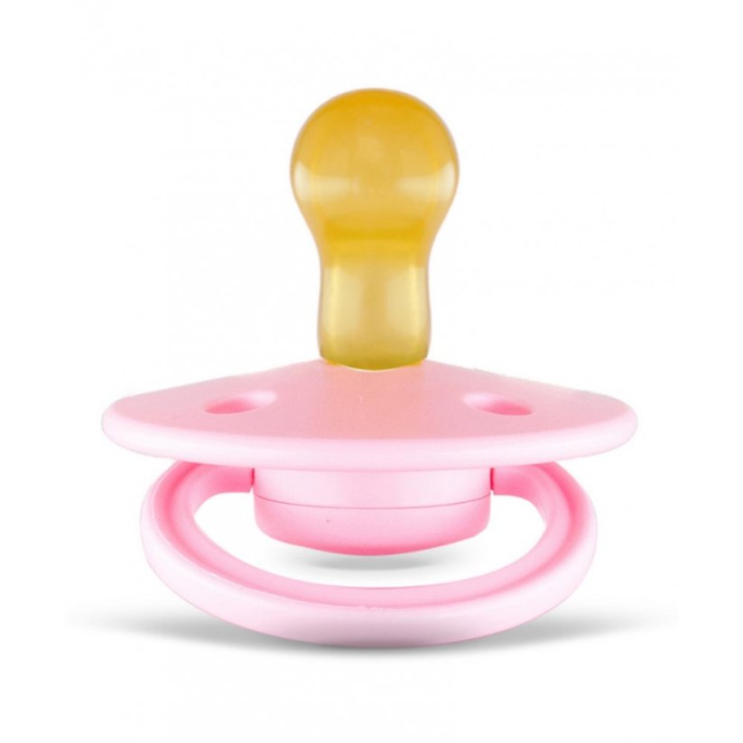 Dudlík Rebael z přírodního kaučuku 1 ks - Sweet Pink - 0-6 měsíců (velikost 1)