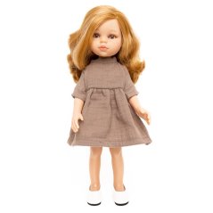 Šaty pro panenku Paola Reina a Minikane 32 cm By Loli - Boho - Milk Chocolate