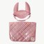 Čabraka s dekou na sedlo pro hobby horse koníka By Astrup - Pink Glitter