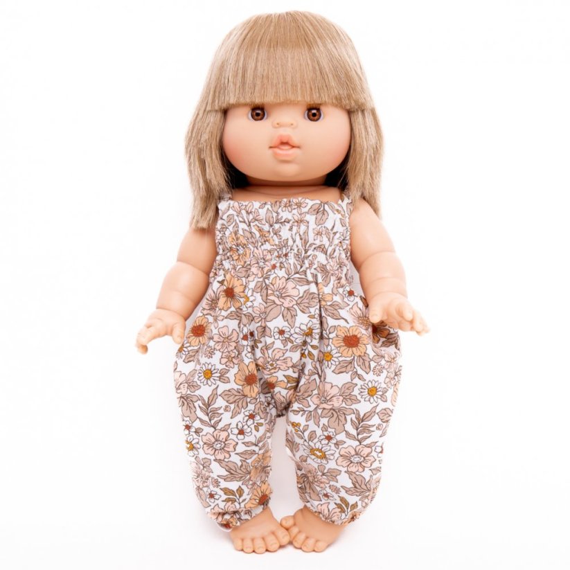 Overal pro panenku 34 cm By Loli - Romance - Daisy Flowers