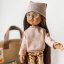 Set oblečení pro panenku Paola Reina a Minikane 32 cm By Loli - Sporty - Pink & Gold