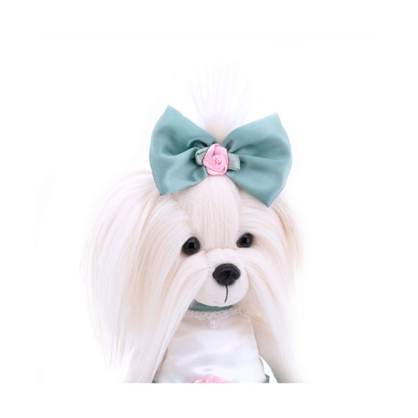 Plyšový pejsek maltézská fenka Lucky Doggy - Mimi Rose Bud