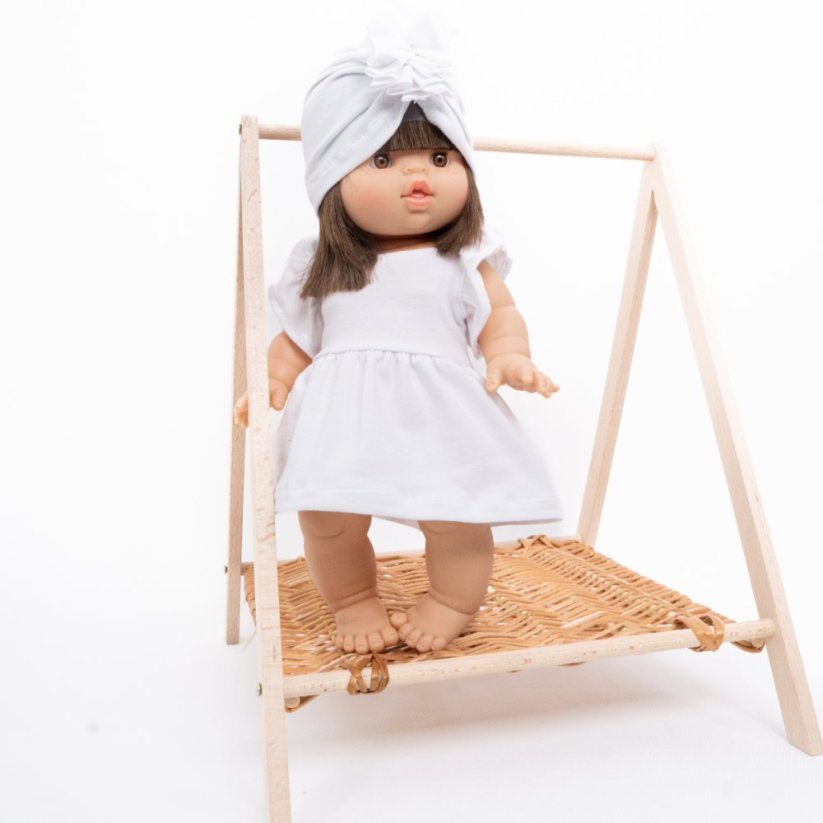 Šaty pro panenku 34 cm By Loli - Fairy White