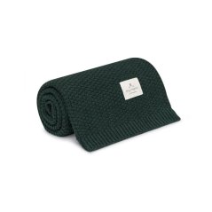 Deka ze 100% merino vlny My Memi - Premium Collection - Bottle Green