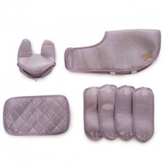 Jezdecké doplňky pro mini koníka 30 cm By Astrup - Purple Glitter