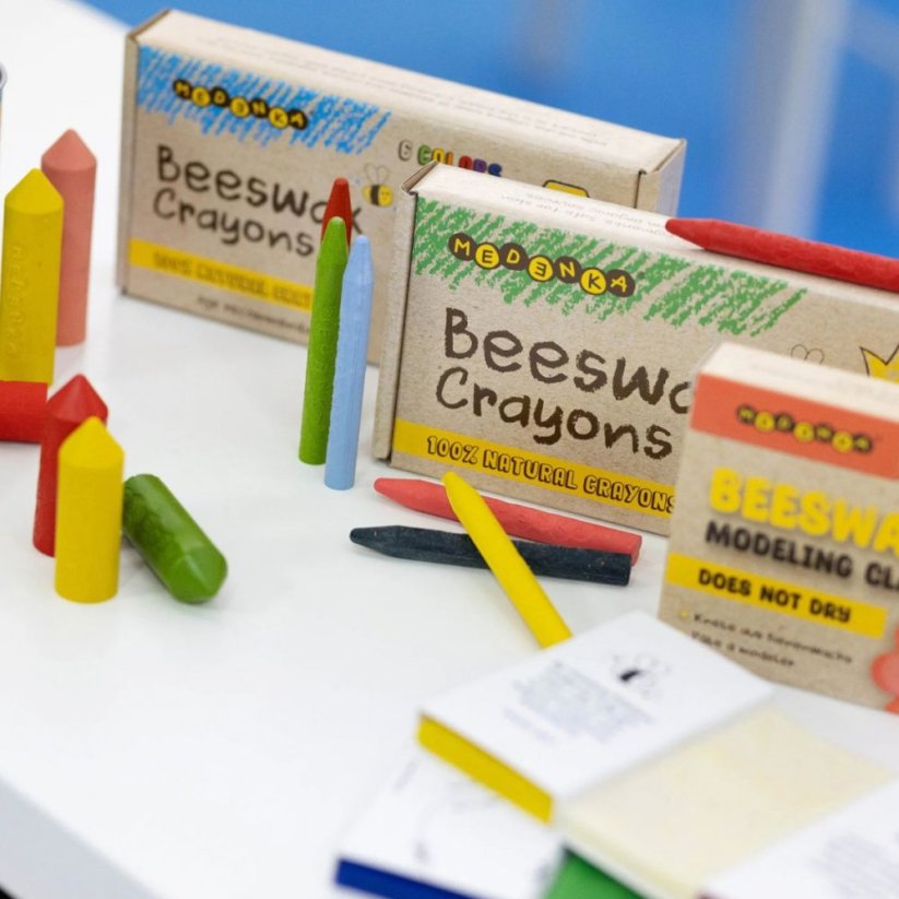 Přírodní voskovky z včelího vosku Medenka - Klasické barvy 3+