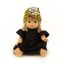 Šaty a turban pro panenku Minikane - Fairy Black and leo - By Loli