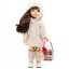 Kabátek, návleky a čepice pro panenku Paola Reina a Minikane 32 cm By Loli - Jacket Fluffy