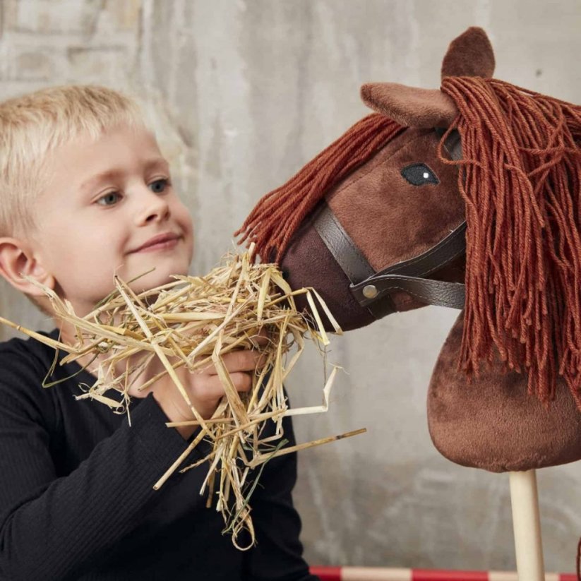 Hobby koník na tyči By Astrup - Hobby Horse Brown