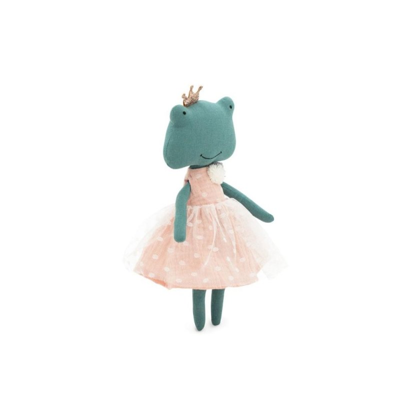 Látková žabka 30 cm Cotti Motti Orange Toys - Fiona The Frog