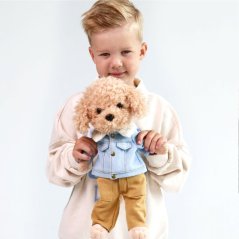 Plyšový pejsek pudlík Lucky Doggy - Sammy Fashionable Boy