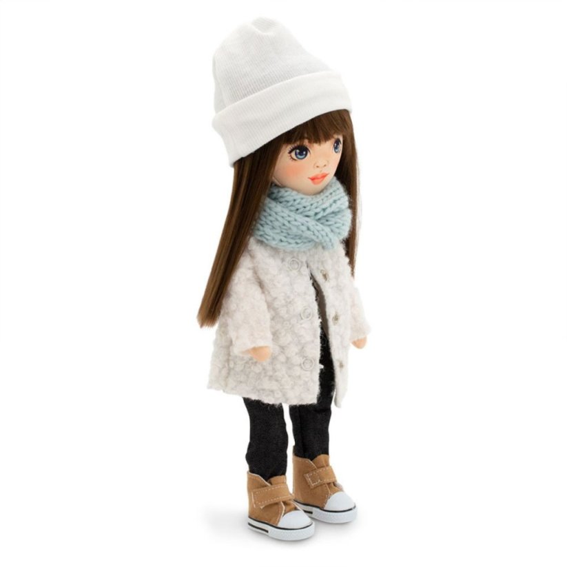 Látková panenka Orange Toys - Sweet sisters Sophie - White Fur Coat