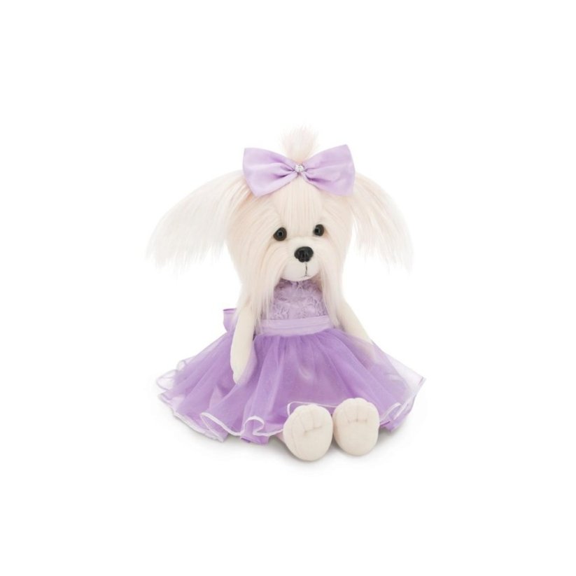 Plyšový pejsek maltézská fenka Lucky Doggy - Mimi Purple
