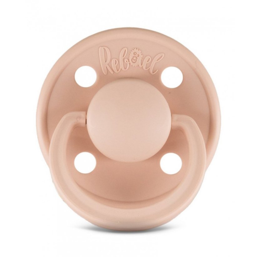 Dudlík Rebael z přírodního kaučuku 1 ks - Baby Blush - 6-18 měsíců (velikost 2)