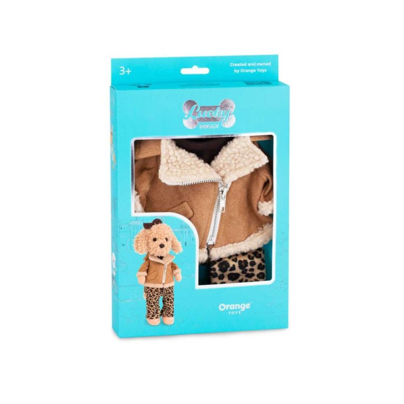 Set oblečení pro pejska Lucky Doggy - Leopard Fur outfit