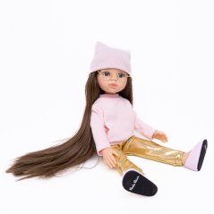 Set oblečení pro panenku Paola Reina a Minikane 32 cm By Loli - Sporty - Pink & Gold