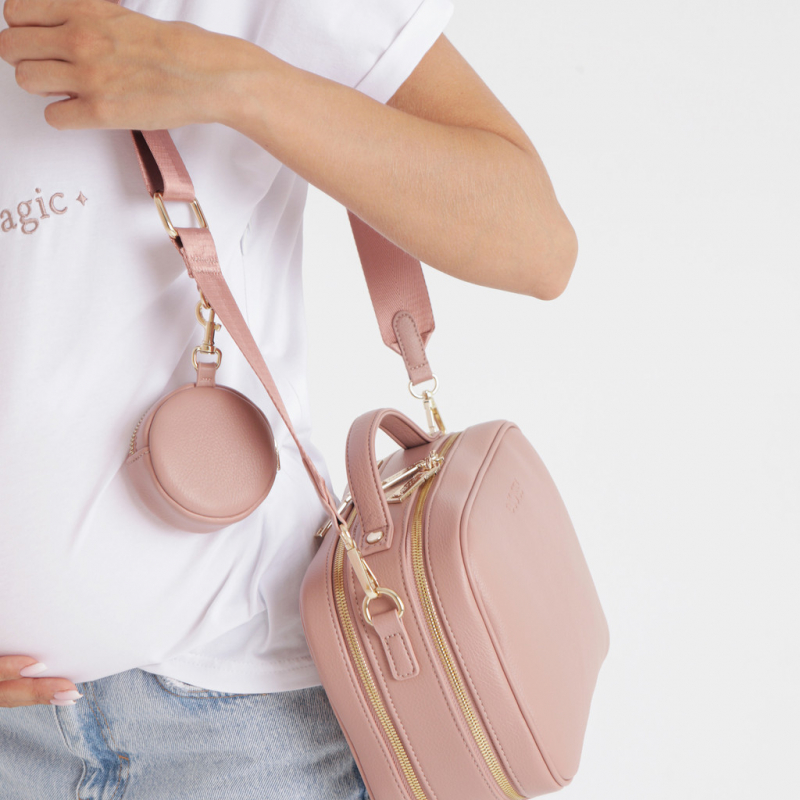 Pouzdro na dudlík Joissy CONNECT IT - Mauve rose