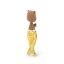 Látkový medvídek s ploutví 30 cm Cotti Motti Orange Toys - Oscar Mermaid tail