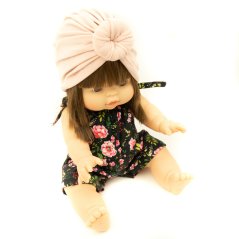 Turban pro panenku Doughnout / BY LOLI - Black