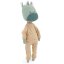 Látkový dráček s extra ploutví 30 cm Cotti Motti Orange Toys - Andy / Mermaid tail