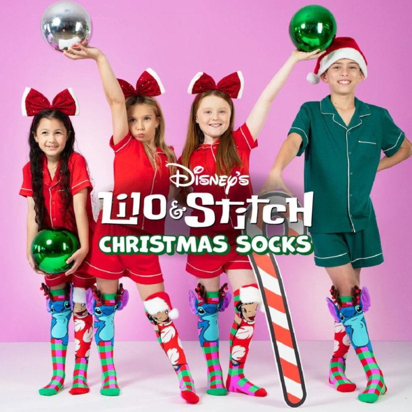 Podkolenky MADMIA - Lilo and Stitch Christmas - 3 - 5 let