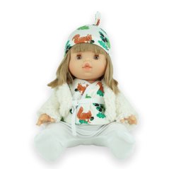 Polodupačky pro panenku 34 cm By Loli - Simple - White