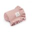 Bambusová deka s volánkem My Memi - Powder Pink